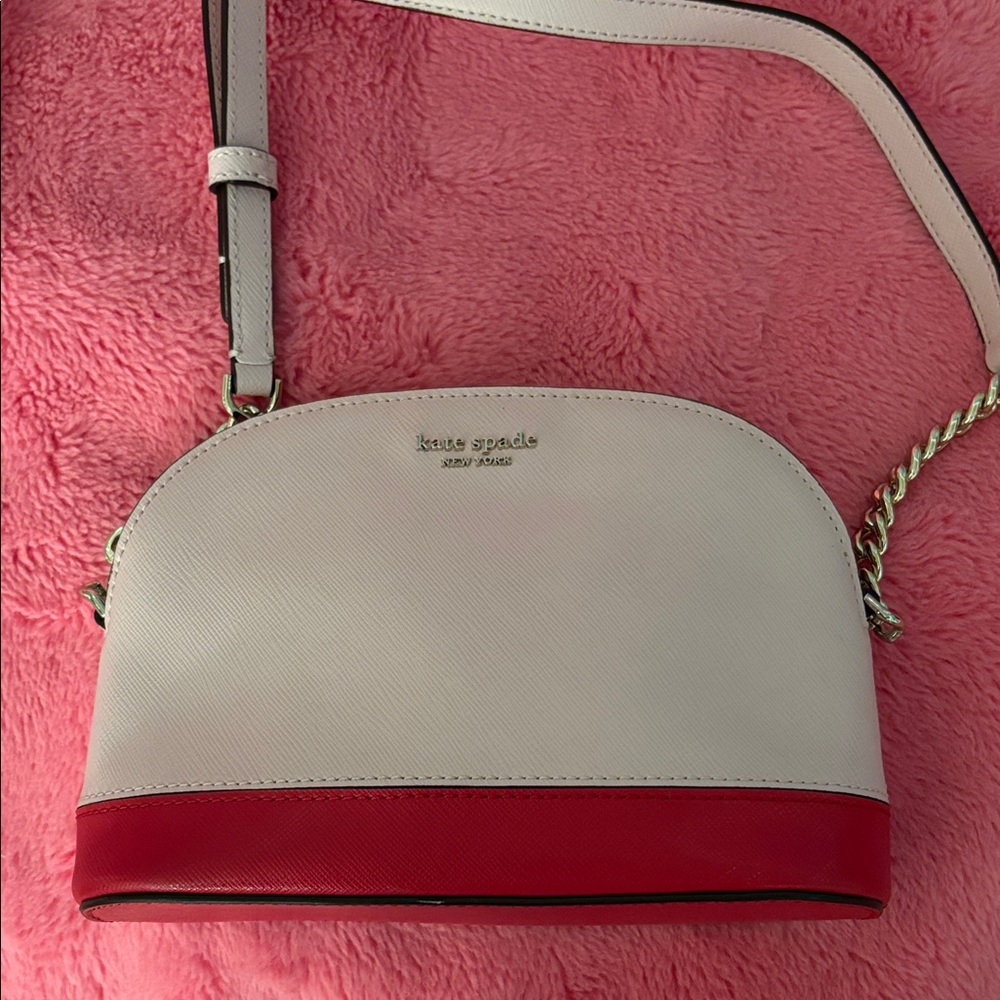Kate Spade Red and Pink Dress for Crossbody Bag